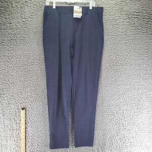 Willit Pants Womens XL Navy Blue Stretch Dress Pants 30" Inseam *NWT*